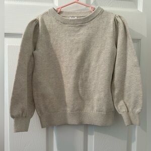 GAP Girls Cream Crew Neck Sweater